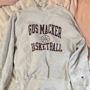 Champion Gray Gus Macker Basketball Sweatshirt